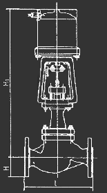 气动切断阀外形-温州哲成自控阀门有限公司