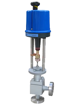 电动高压角式调节阀-温州哲成阀门