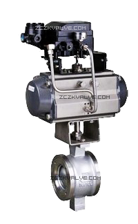 气动V型调节球阀-温州哲成自控阀门