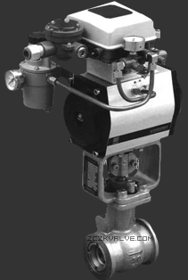 F2071气动偏心旋转调节阀-温州哲成自控阀门